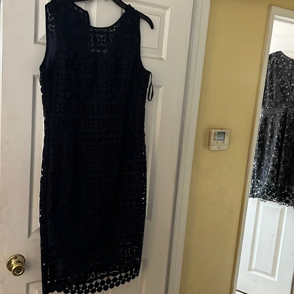 Lace sheath dress